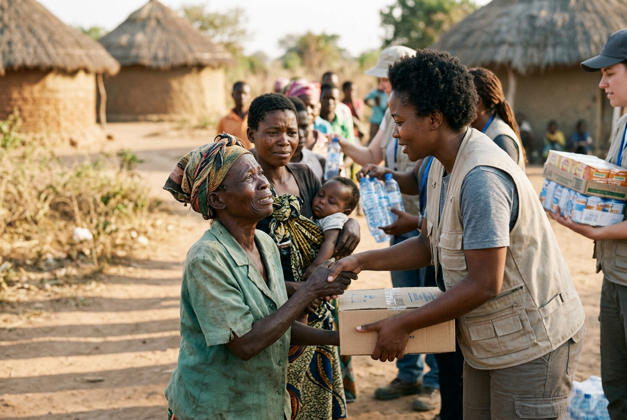 Humanitarian outreach across nations